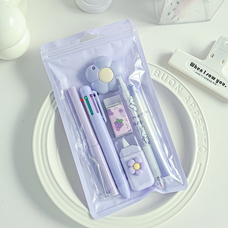 7 piece cute stationary set